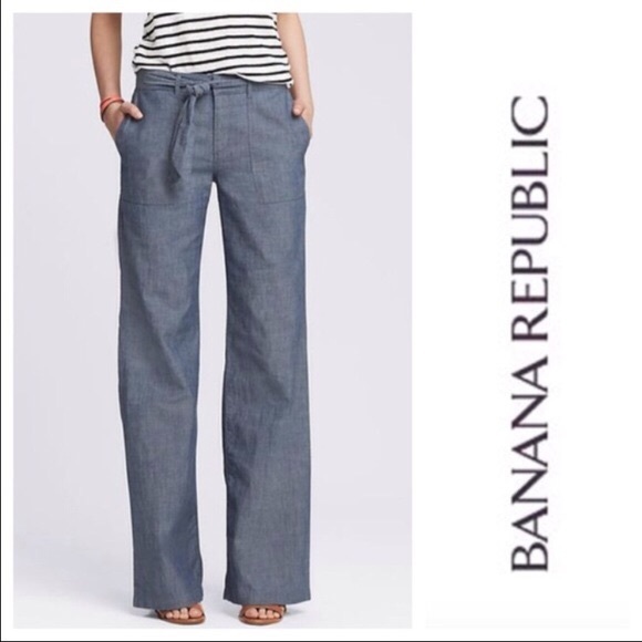 Banana Republic Wide Pants size 0 - Picture 1 of 5